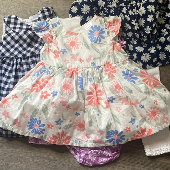 Baby Girl Spring Dress Bundle/ Collection 3M - Picture 2 of 5